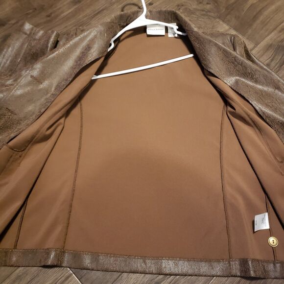 Alfred Dunner Faux Snake Skin Women's Dress Jacket Sz 14 - Picture 6 of 8